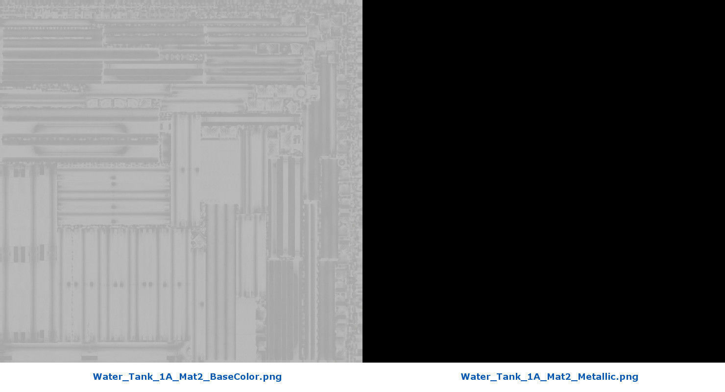 Water Tank 1A Low-poly 3D model_14