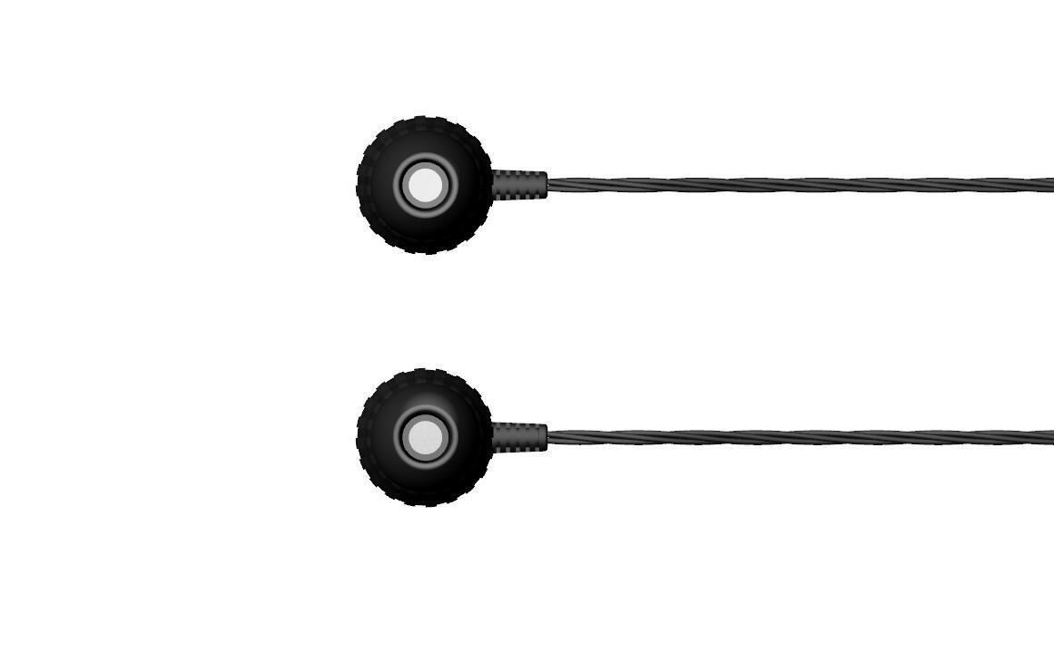 Gourd bluetooth earphone 3D Model 3D print model_7