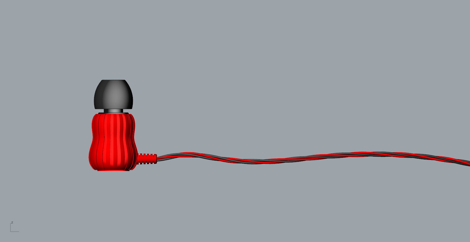 Gourd bluetooth earphone 3D Model 3D print model_27