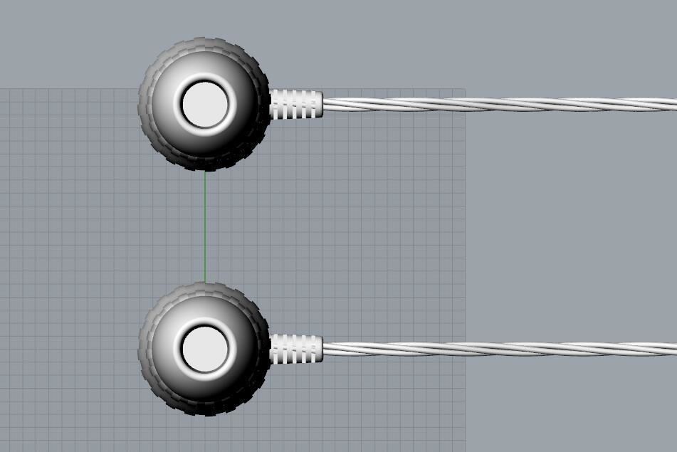 Gourd bluetooth earphone 3D Model 3D print model_9