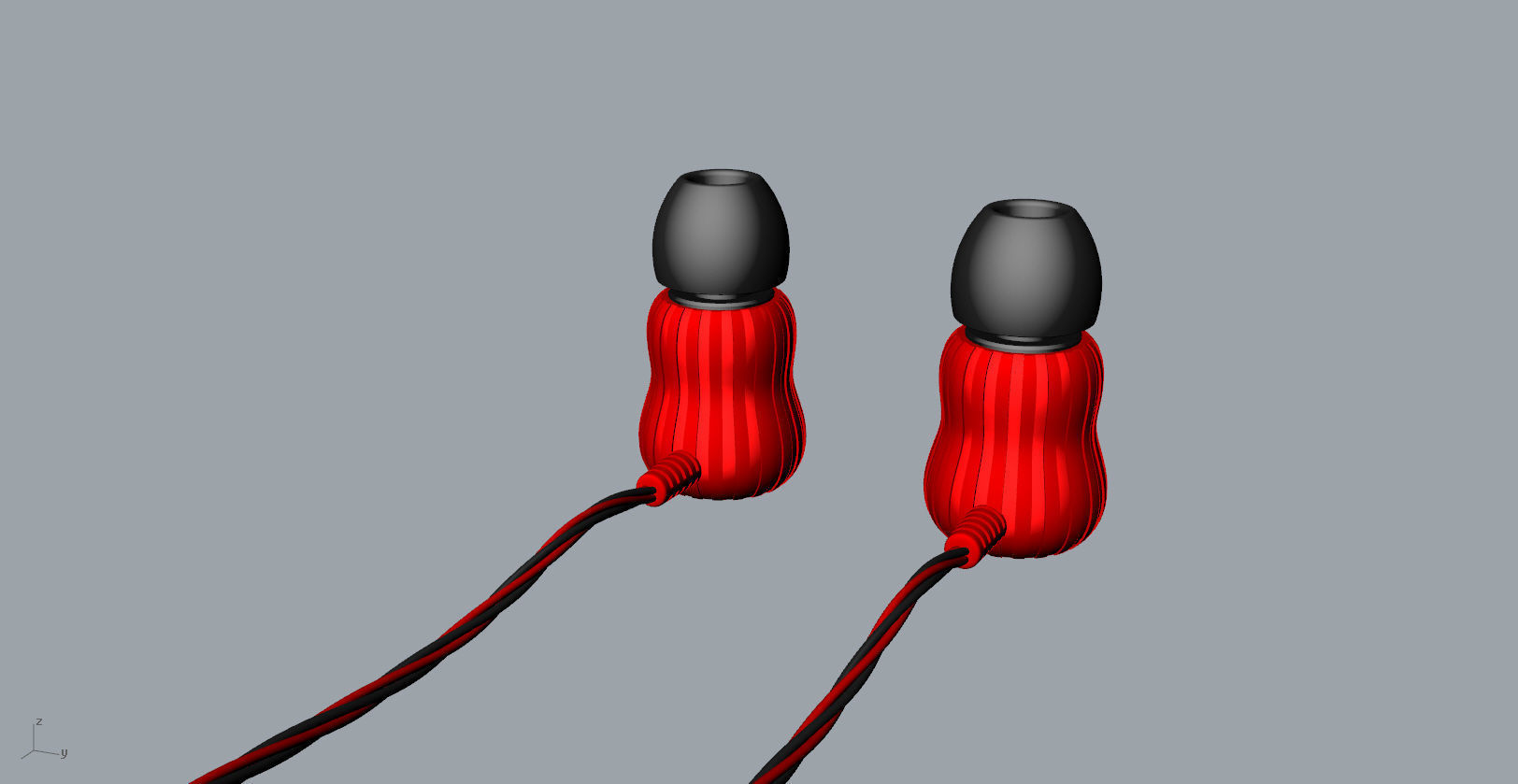 Gourd bluetooth earphone 3D Model 3D print model_20