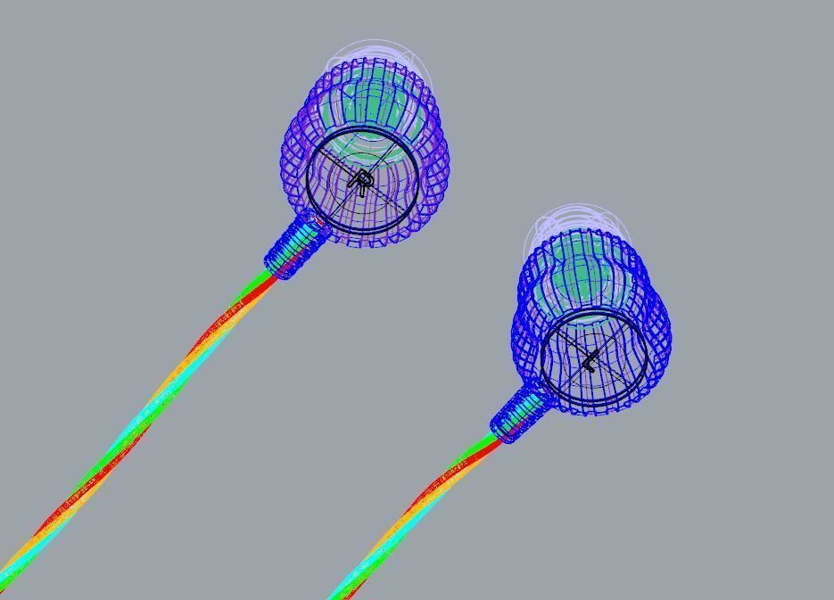 Gourd bluetooth earphone 3D Model 3D print model_18