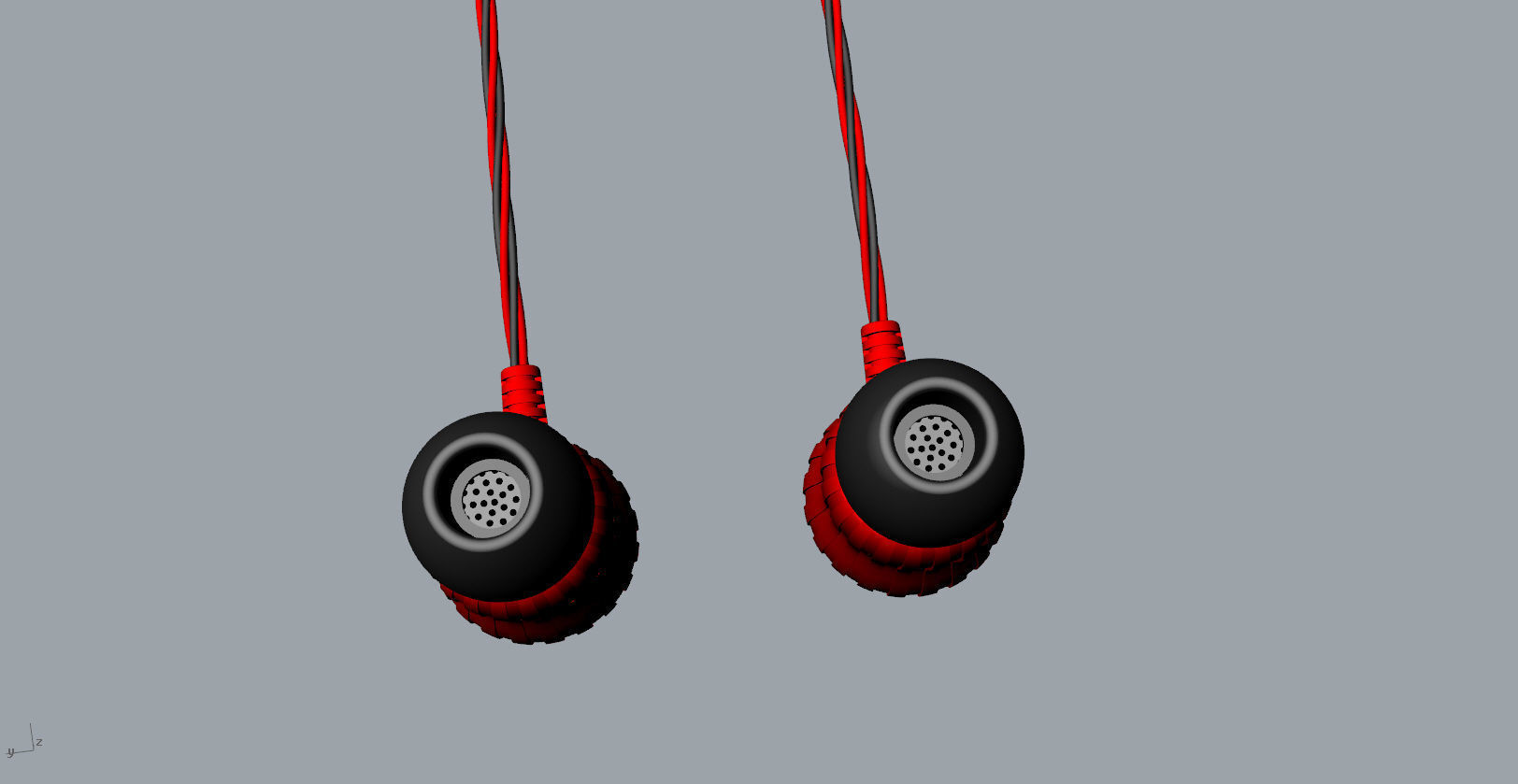 Gourd bluetooth earphone 3D Model 3D print model_21