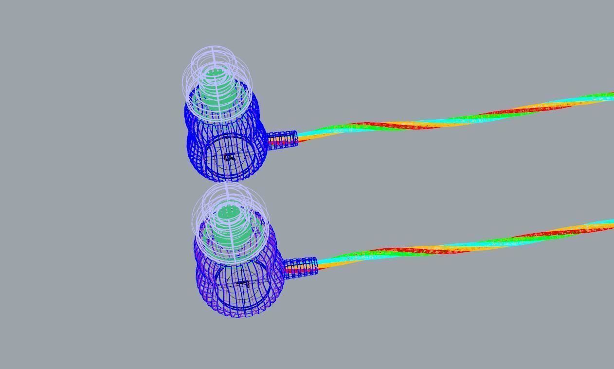 Gourd bluetooth earphone 3D Model 3D print model_16