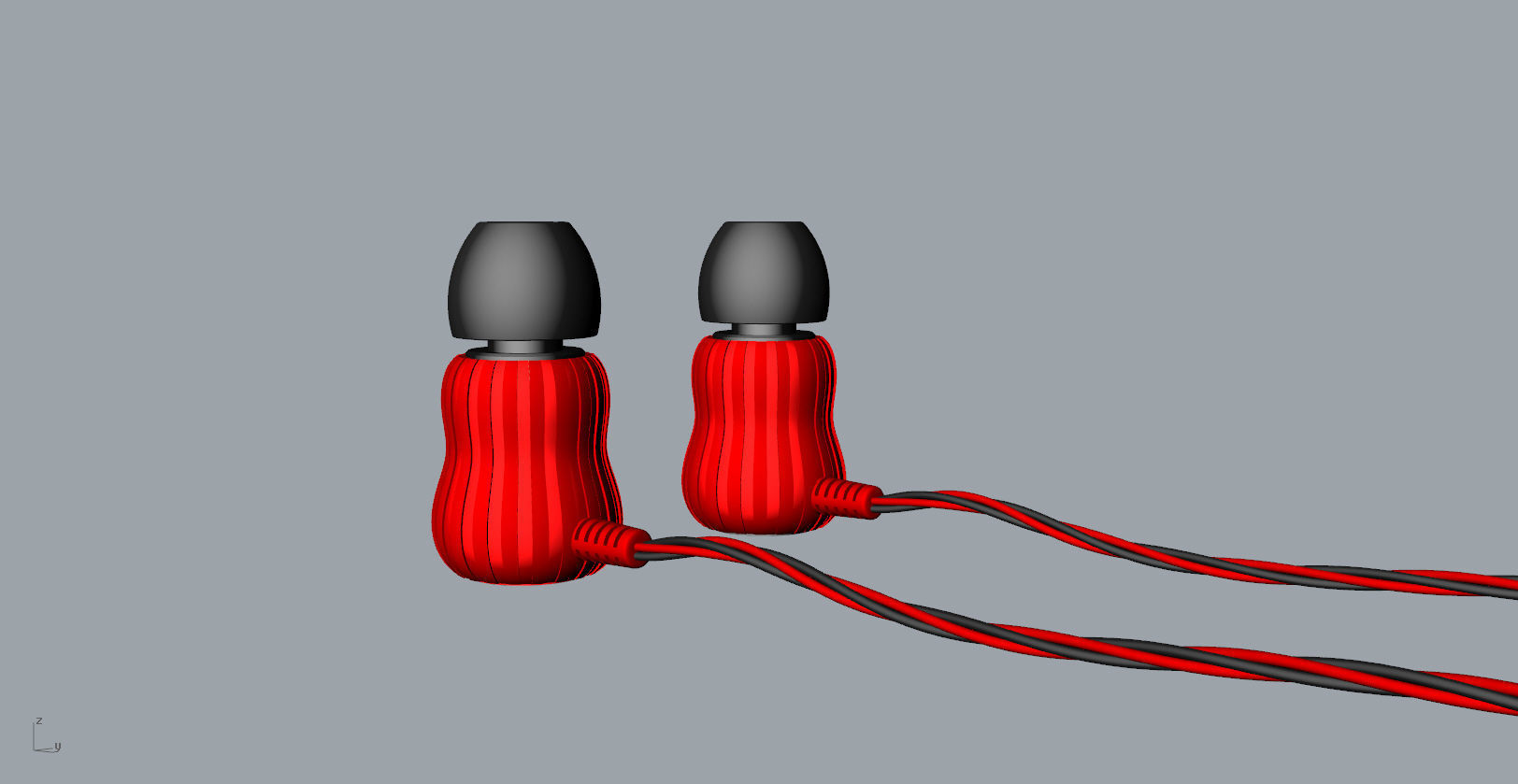 Gourd bluetooth earphone 3D Model 3D print model_25