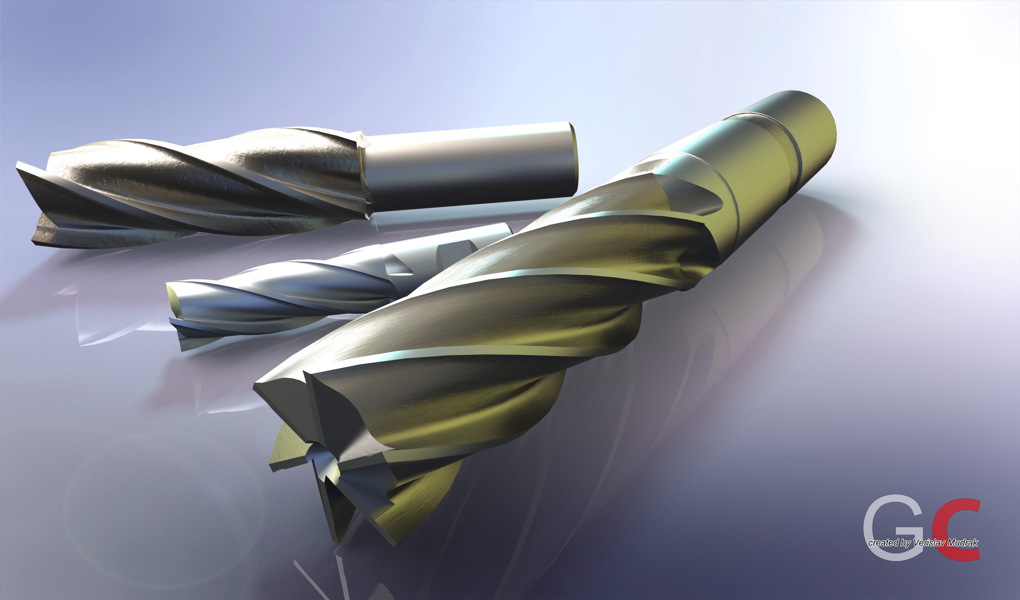 End mill Free 3D model_12