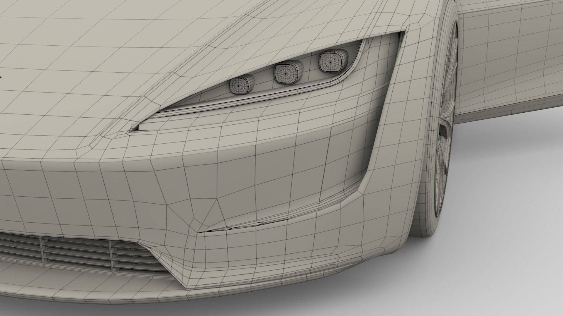 Tesla Roadster Green with Interior 3D model_36