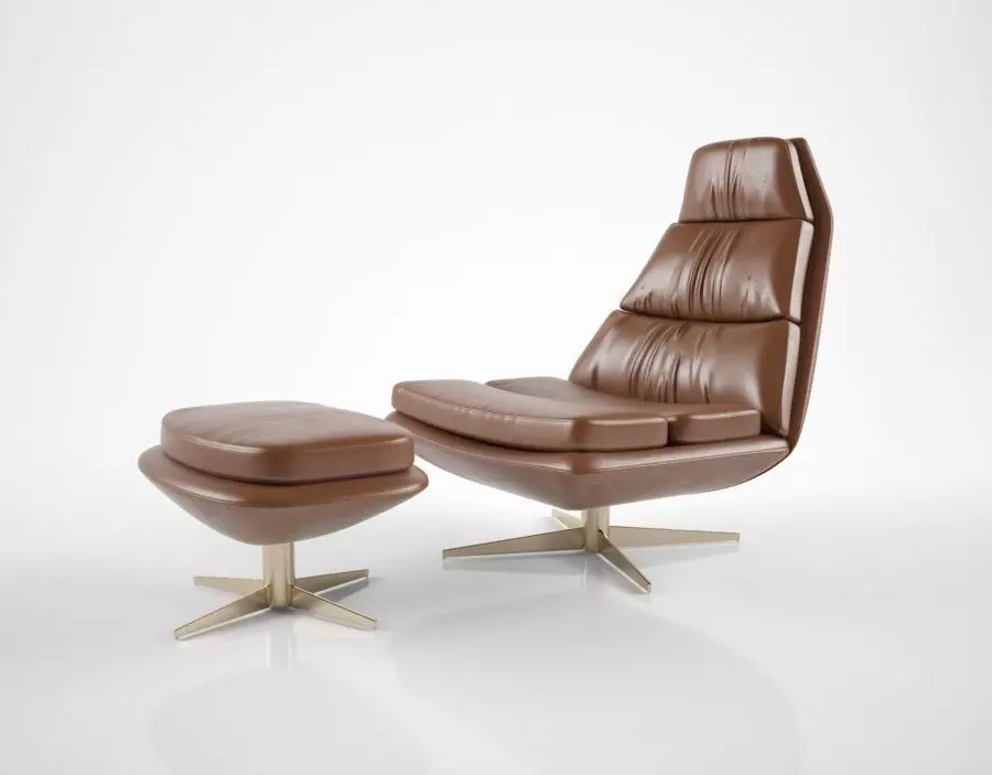 Hamilton Conte Blas armchair 3D model_0