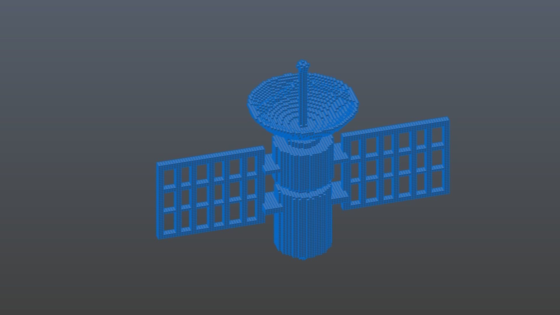 Satellite voxel 3D model_11