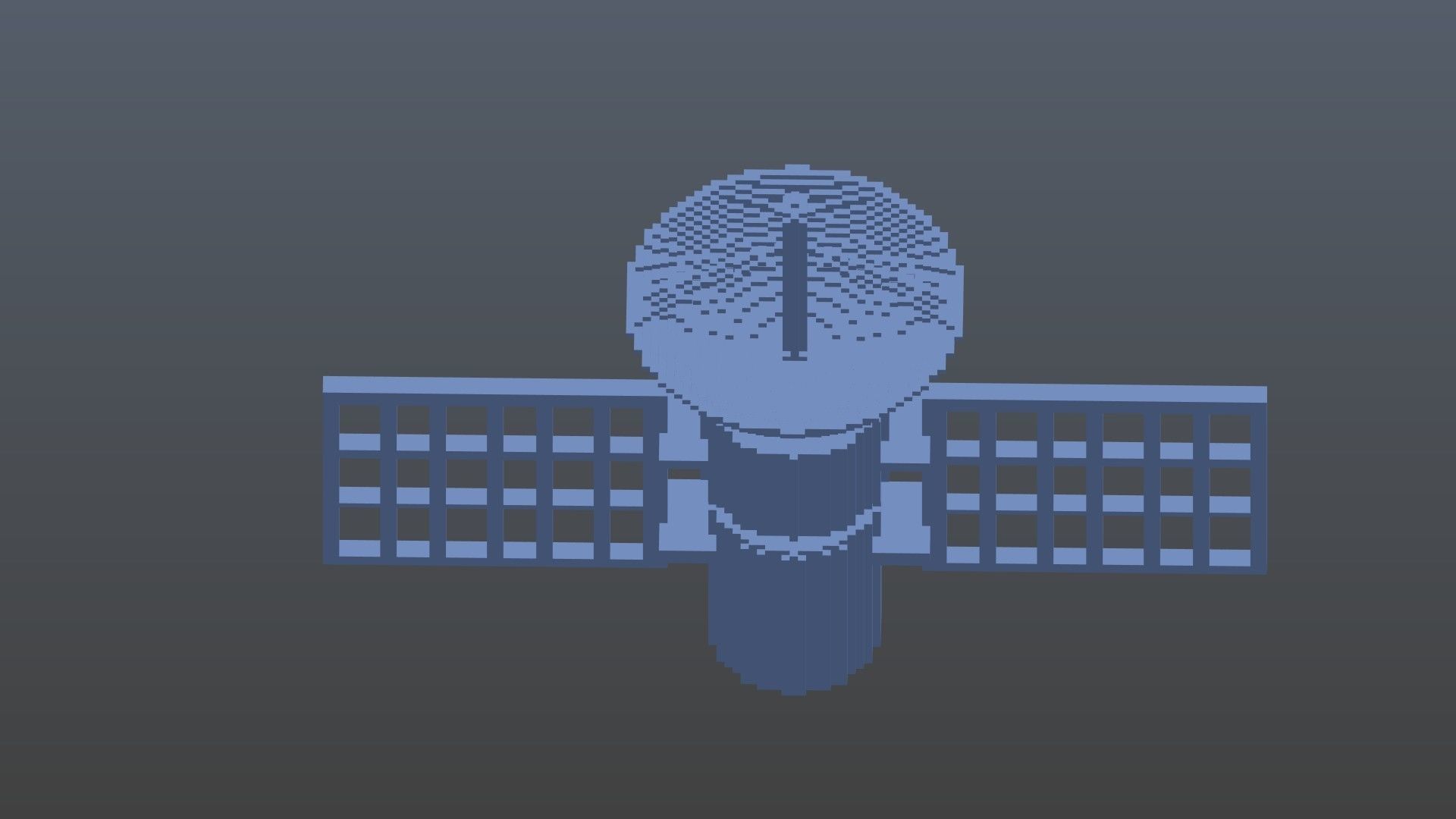 Satellite voxel 3D model_7