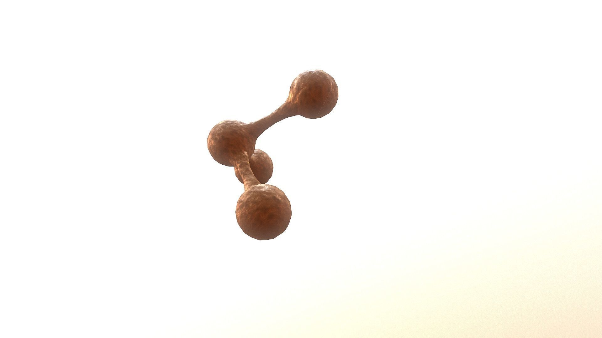 Molecule Exploding Low-poly 3D model_3