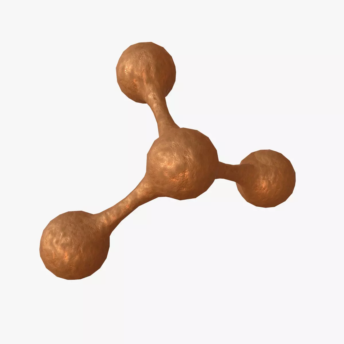 Molecule Exploding Low-poly 3D model_0