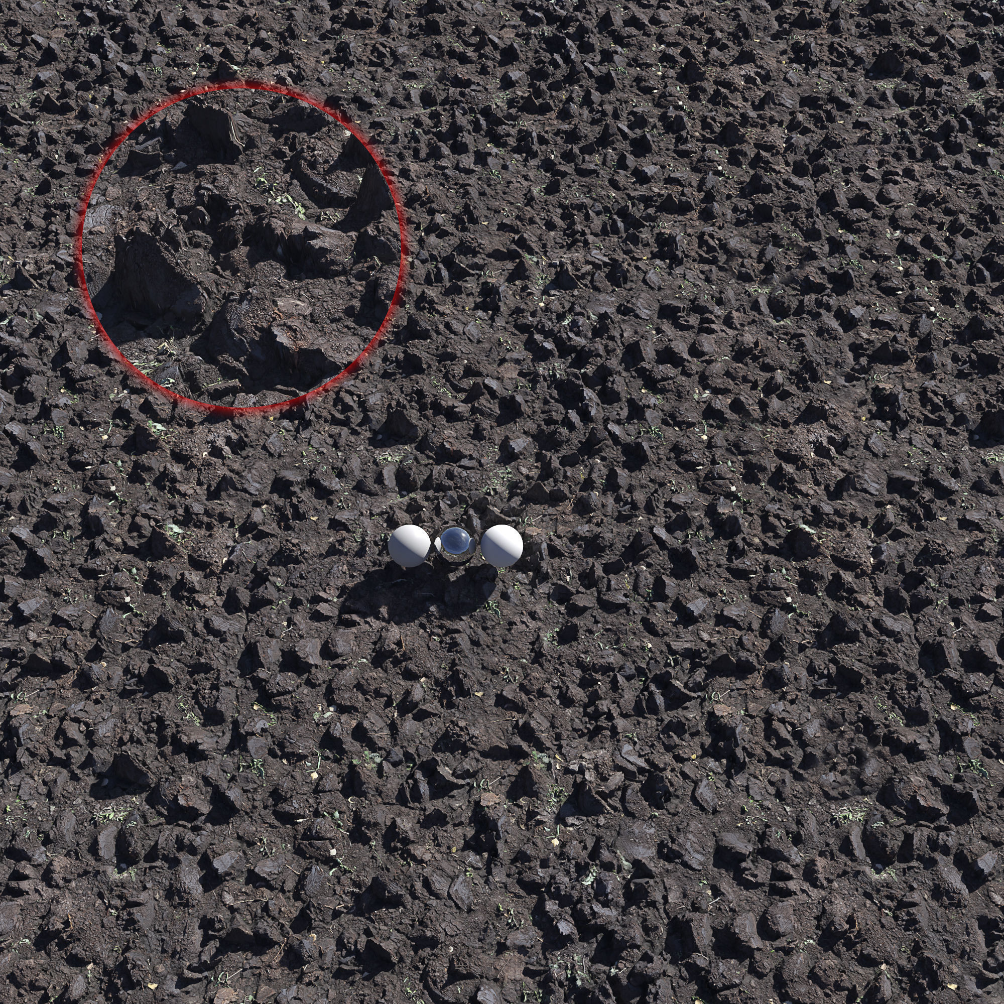 Ultra realistic Poughed Land Scan 3D model_1