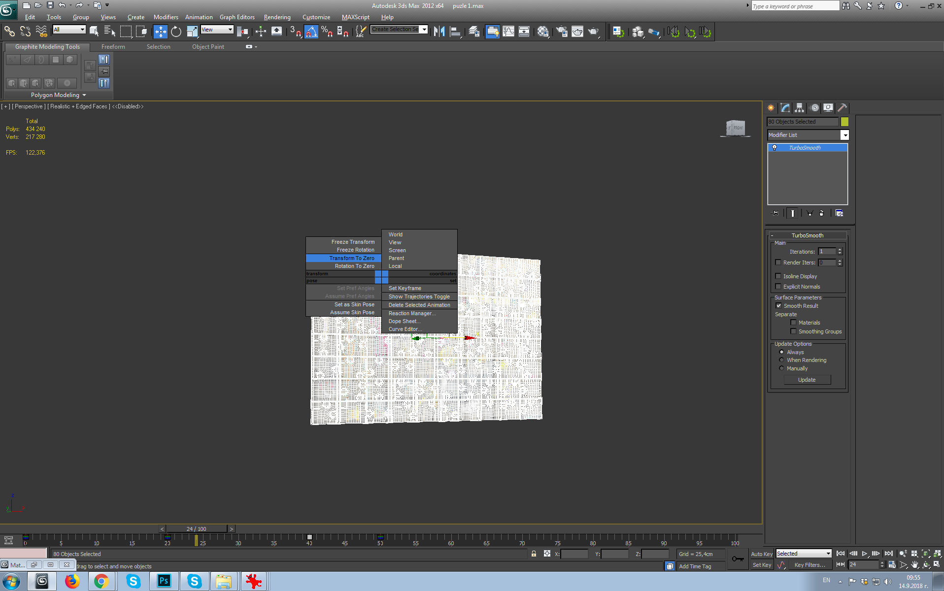Mona Lisa puzzle Low-poly 3D model_10