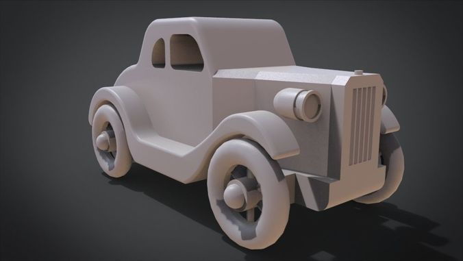 1935 Five-Window Coupe Toy Car 3D print model