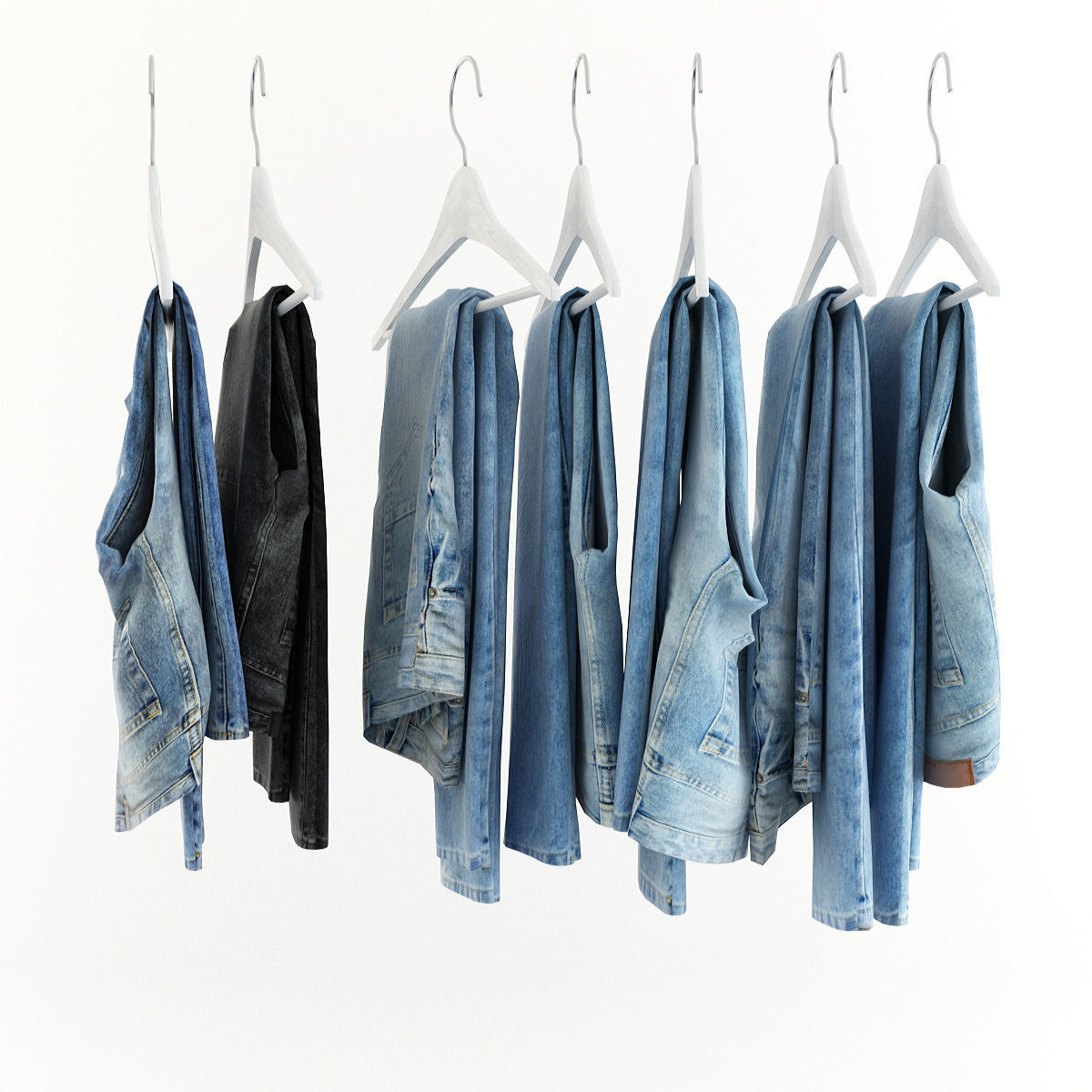 Collection of Clothes  3D model_21