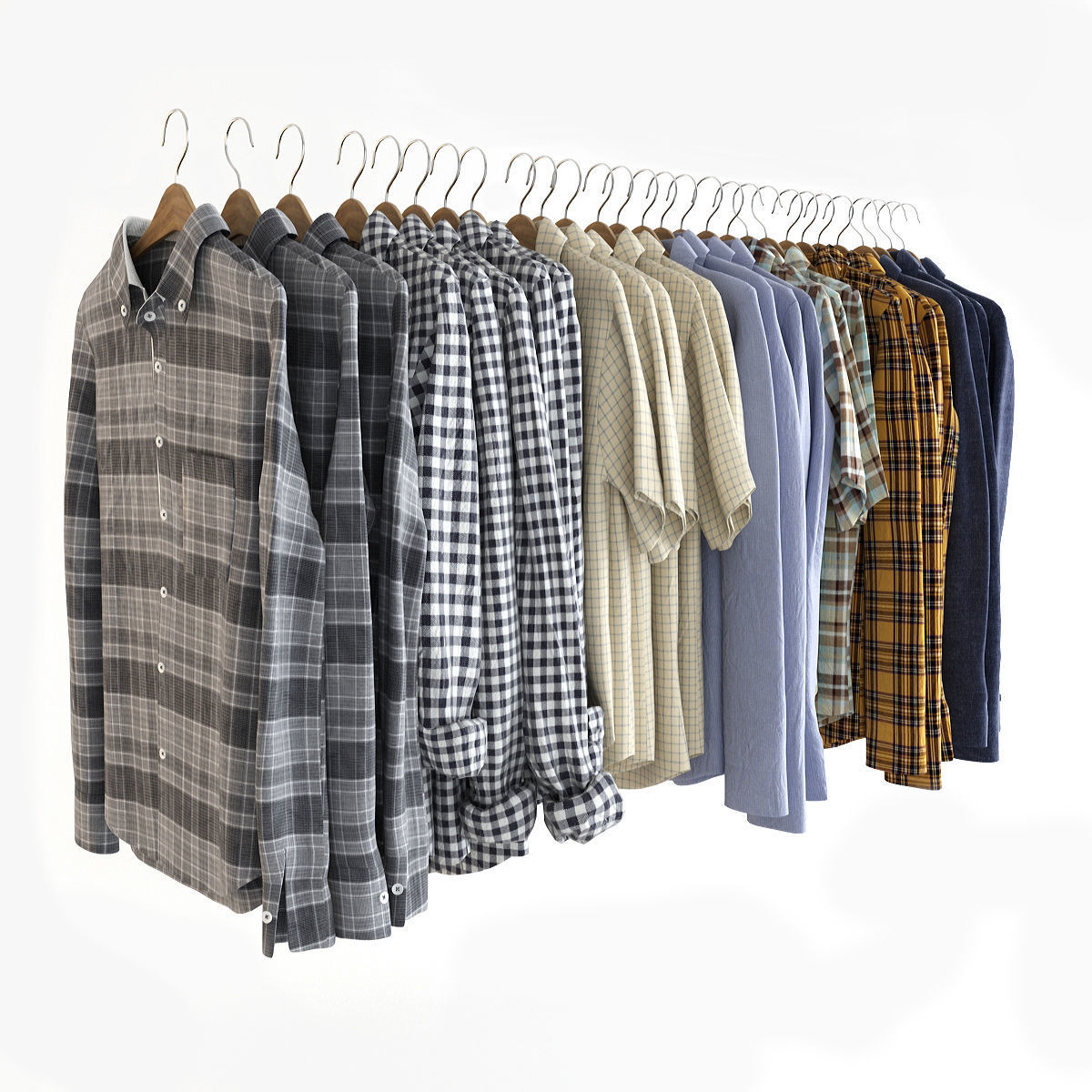 Collection of Clothes  3D model_27