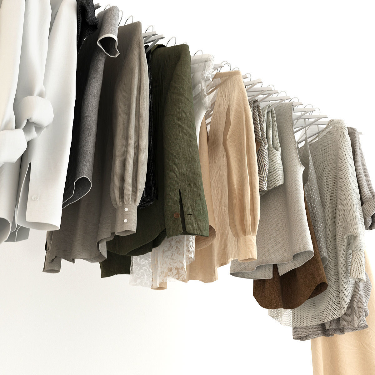 Collection of Clothes  3D model_14