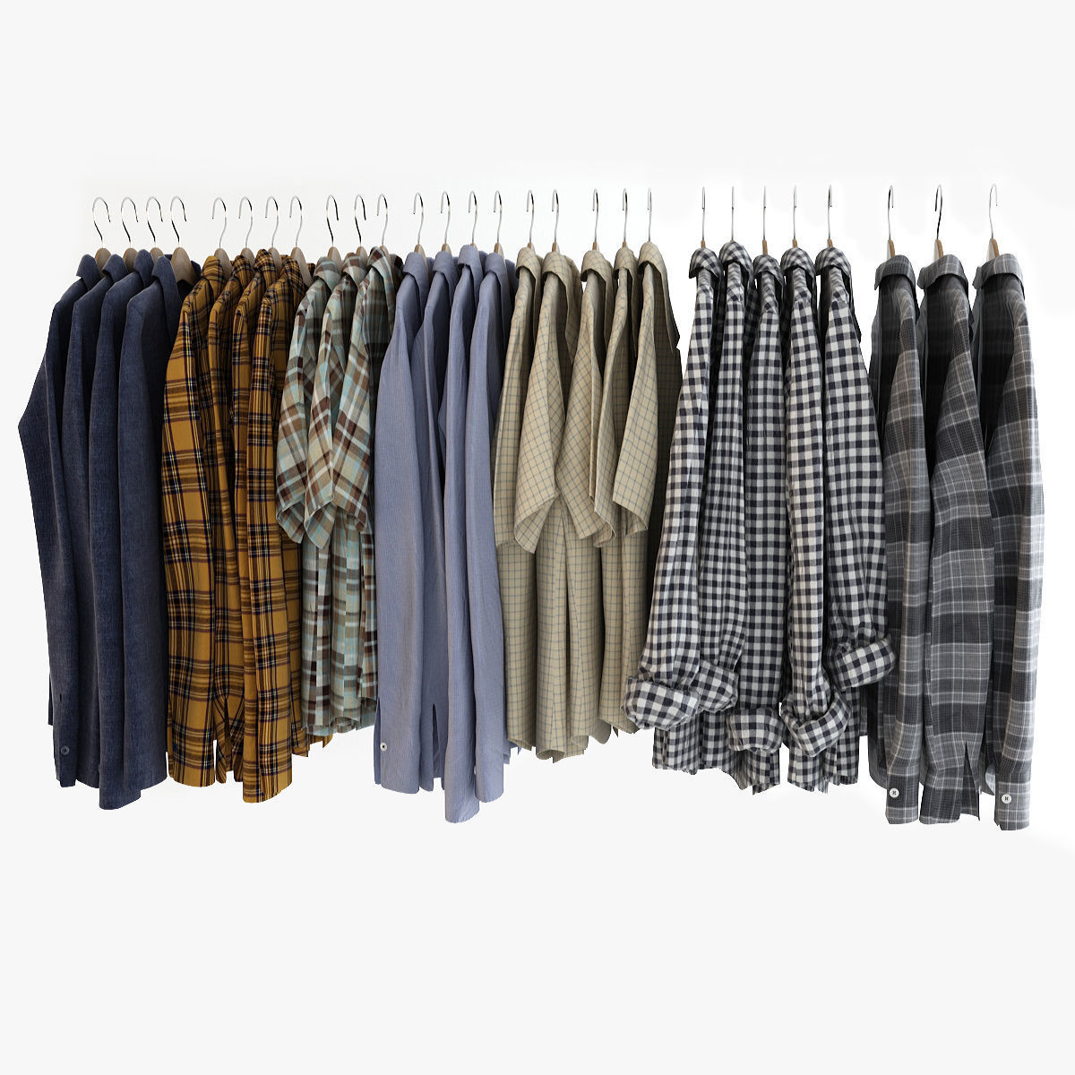 Collection of Clothes  3D model_31