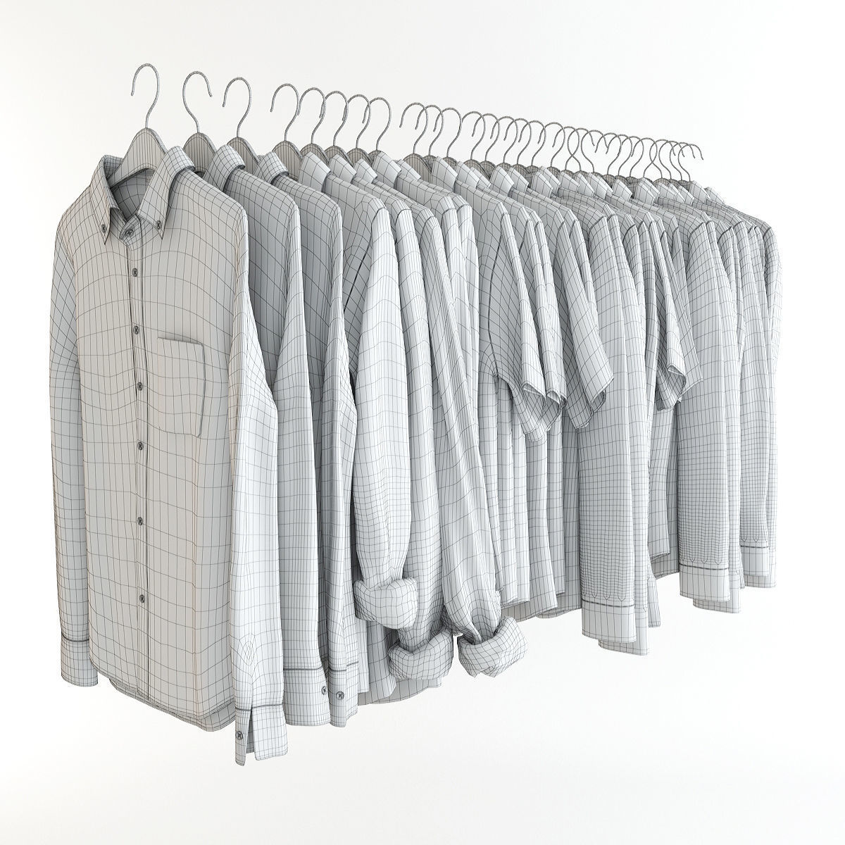 Collection of Clothes  3D model_40