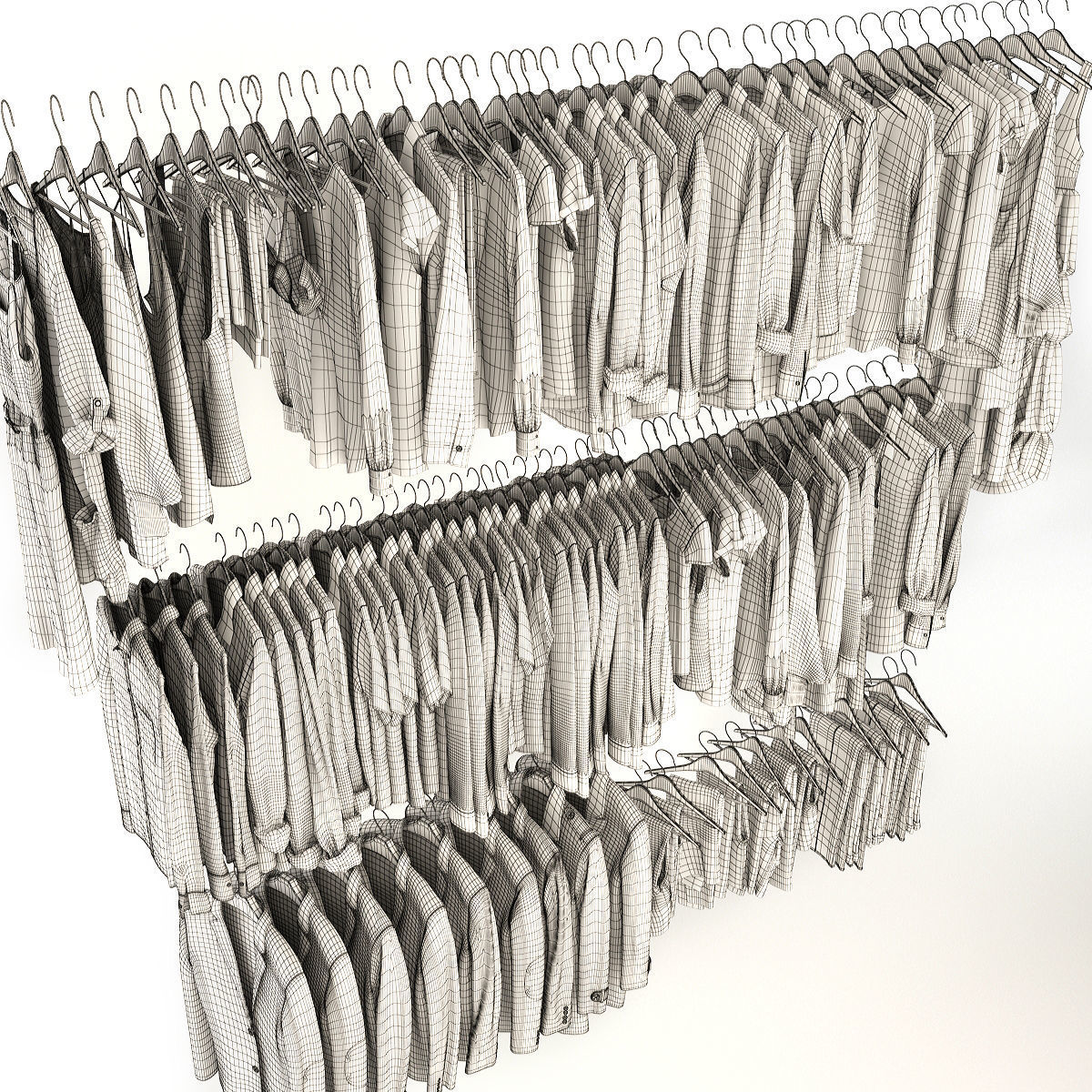 Collection of Clothes  3D model_5