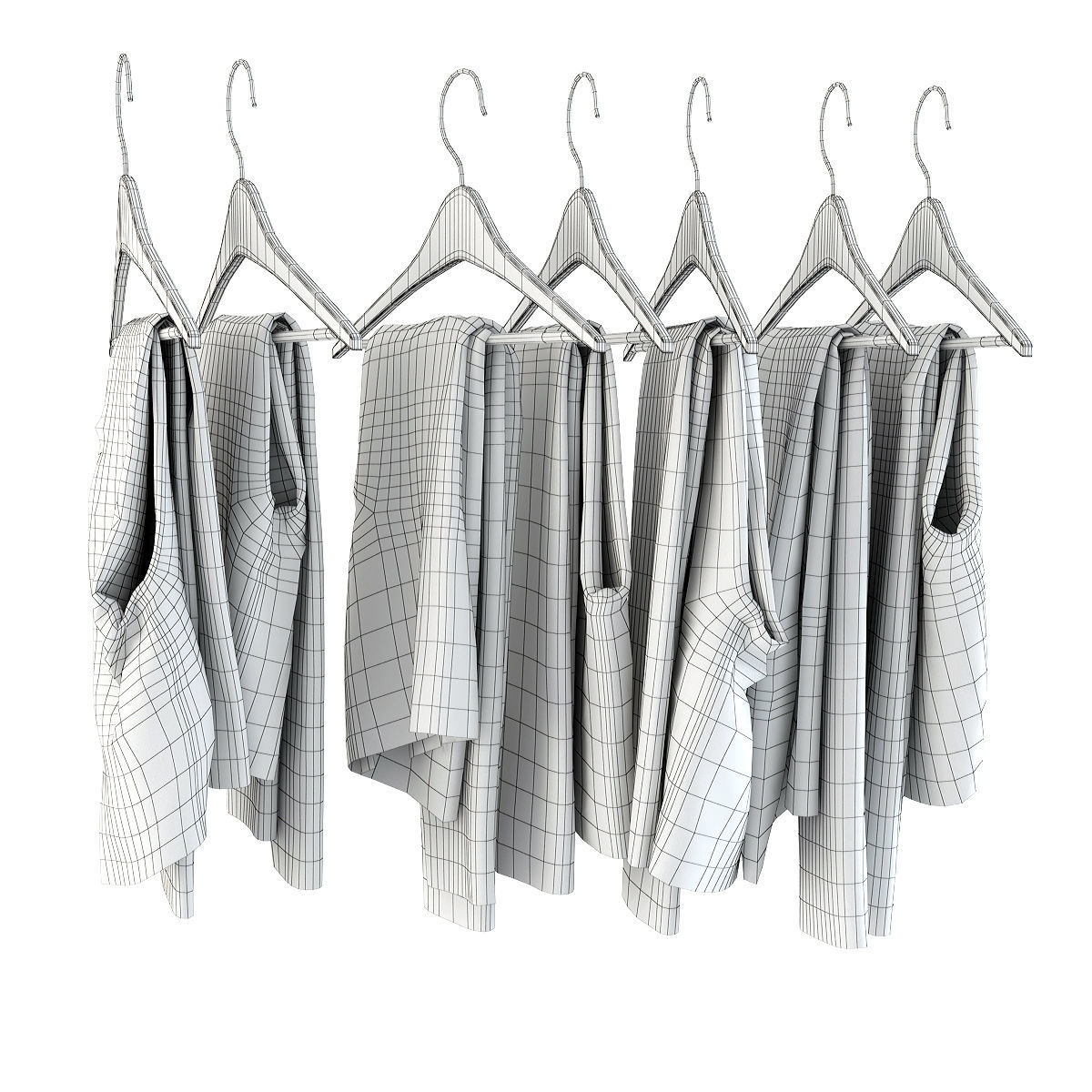 Collection of Clothes  3D model_26