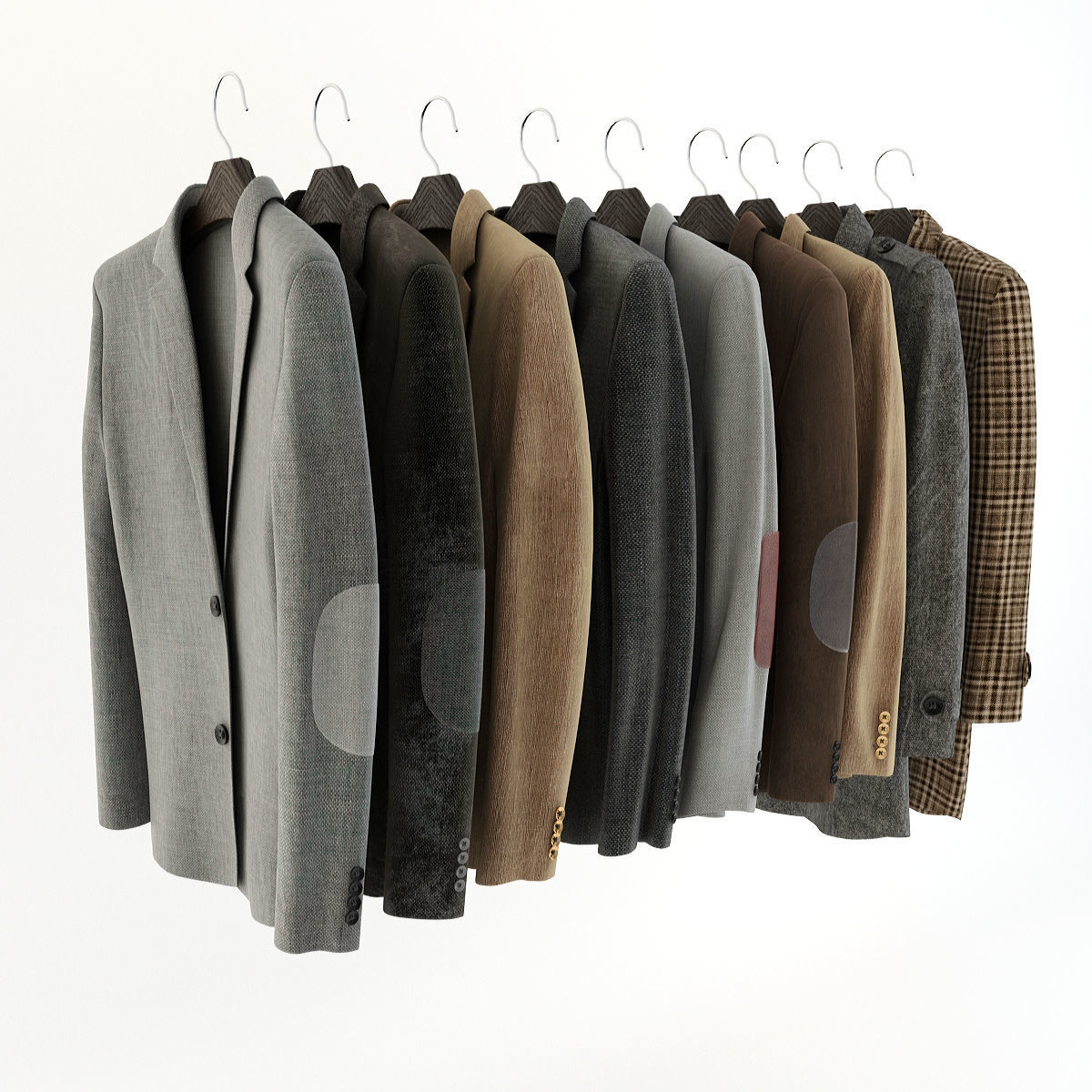 Collection of Clothes  3D model_42