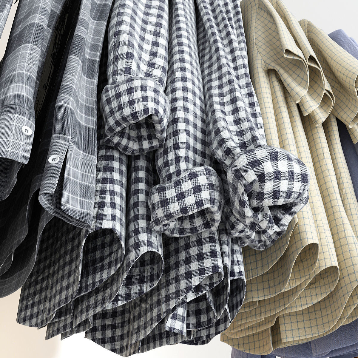 Collection of Clothes  3D model_35