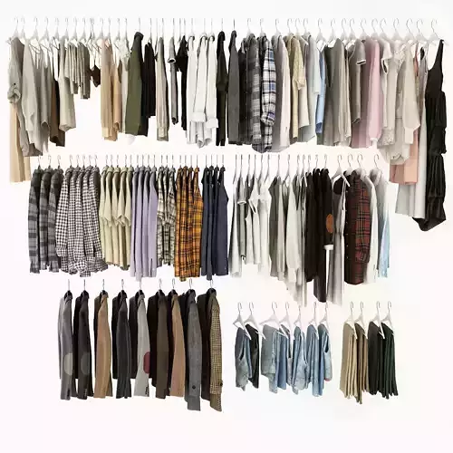 Collection of Clothes  3D model