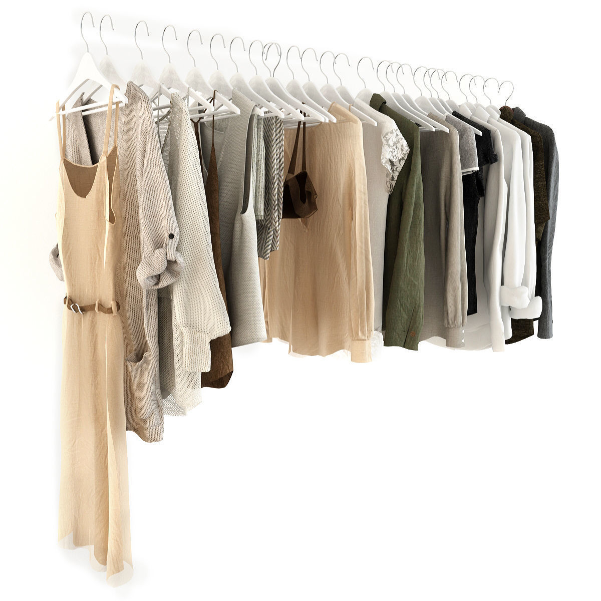 Collection of Clothes  3D model_11