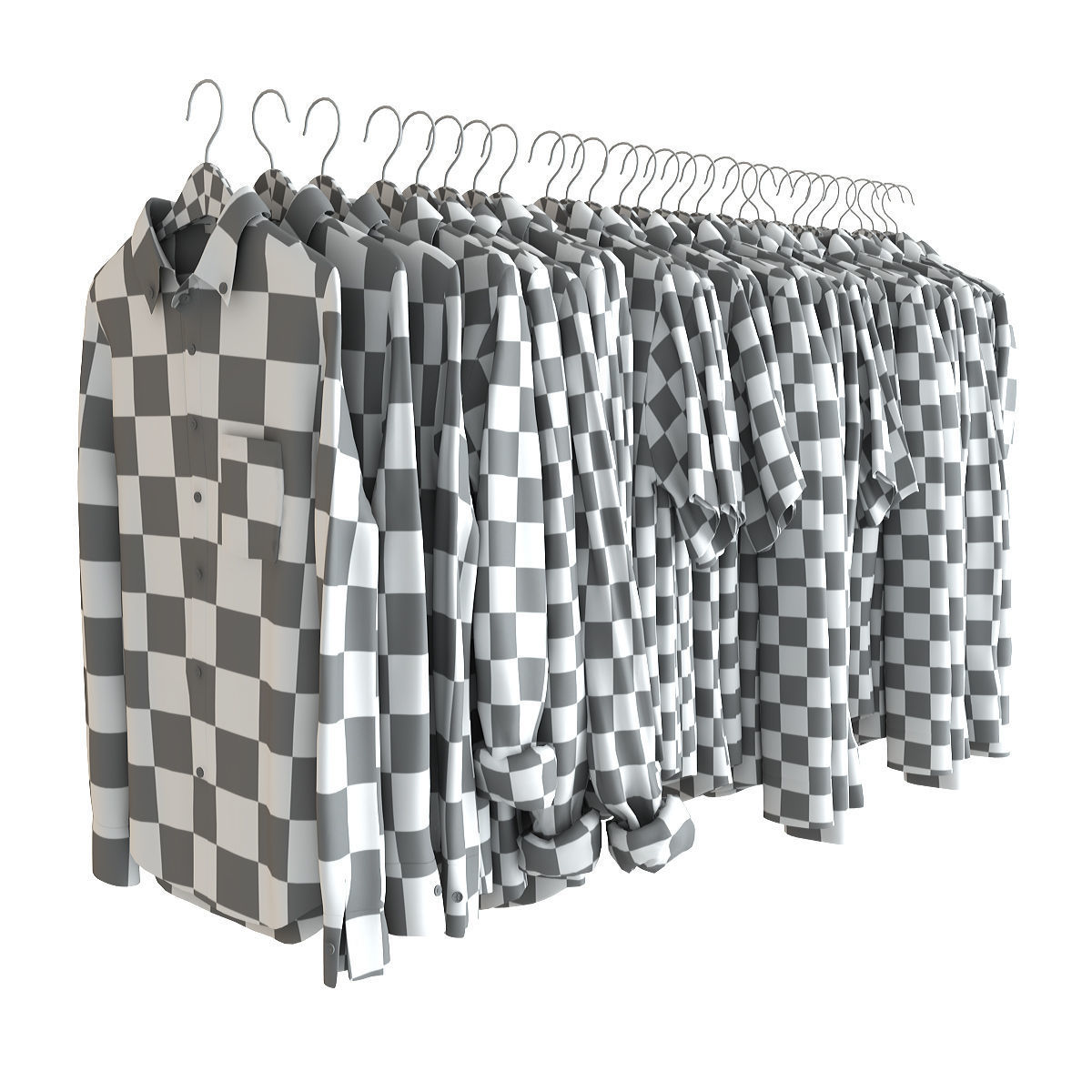 Collection of Clothes  3D model_41