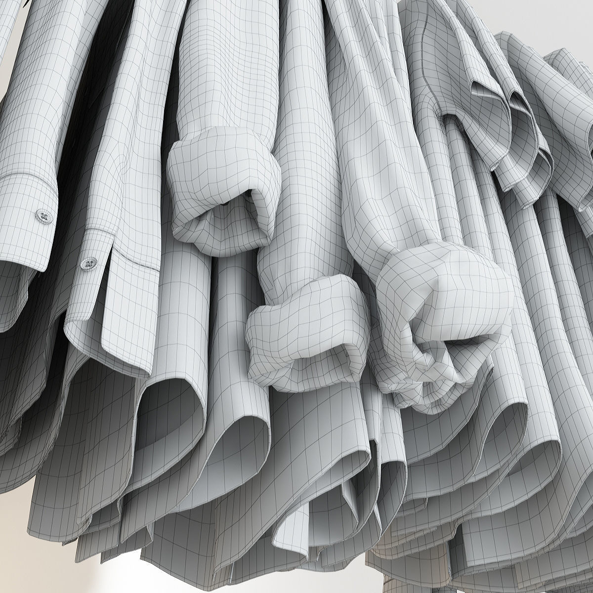 Collection of Clothes  3D model_36