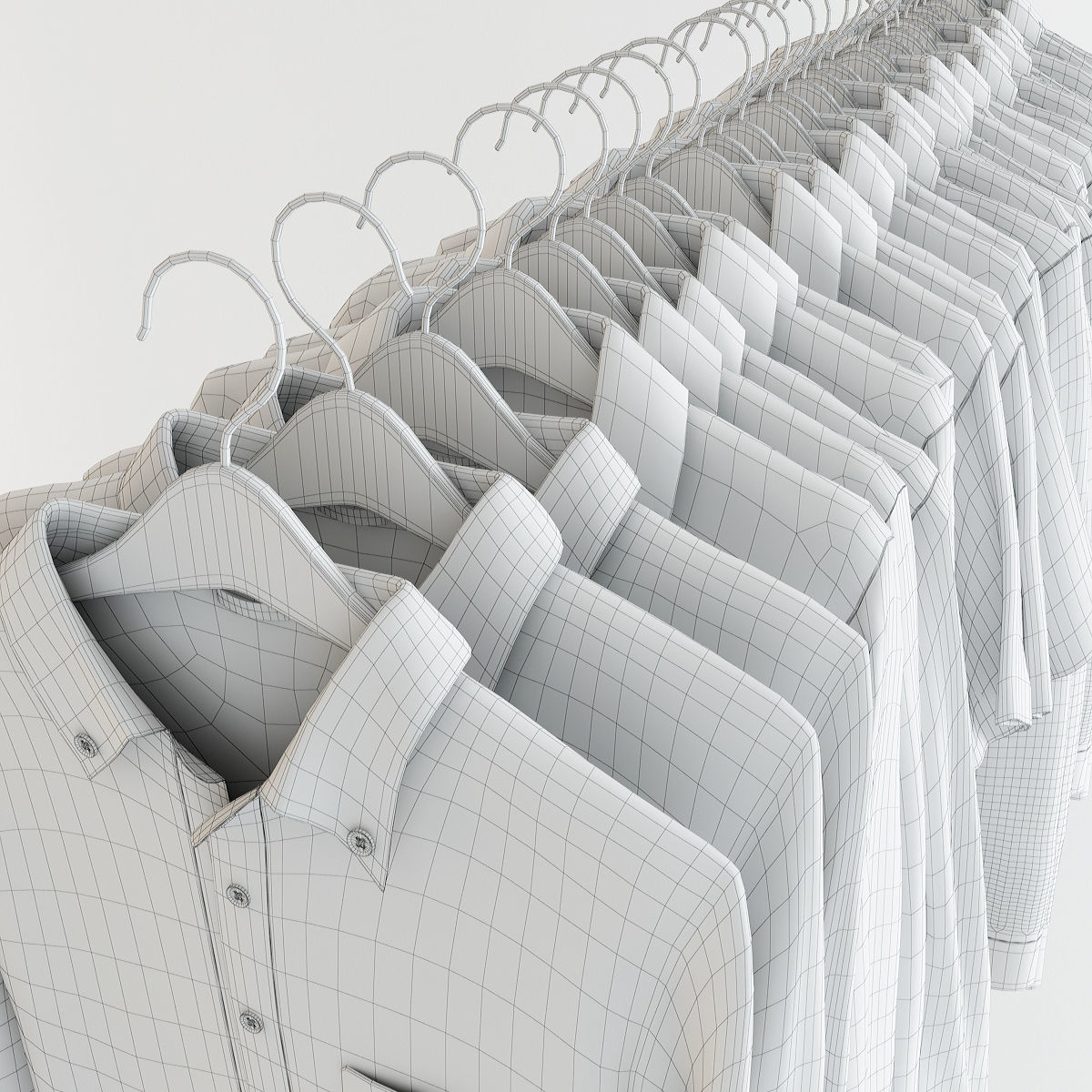 Collection of Clothes  3D model_34