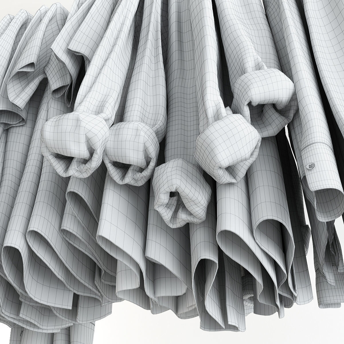 Collection of Clothes  3D model_38