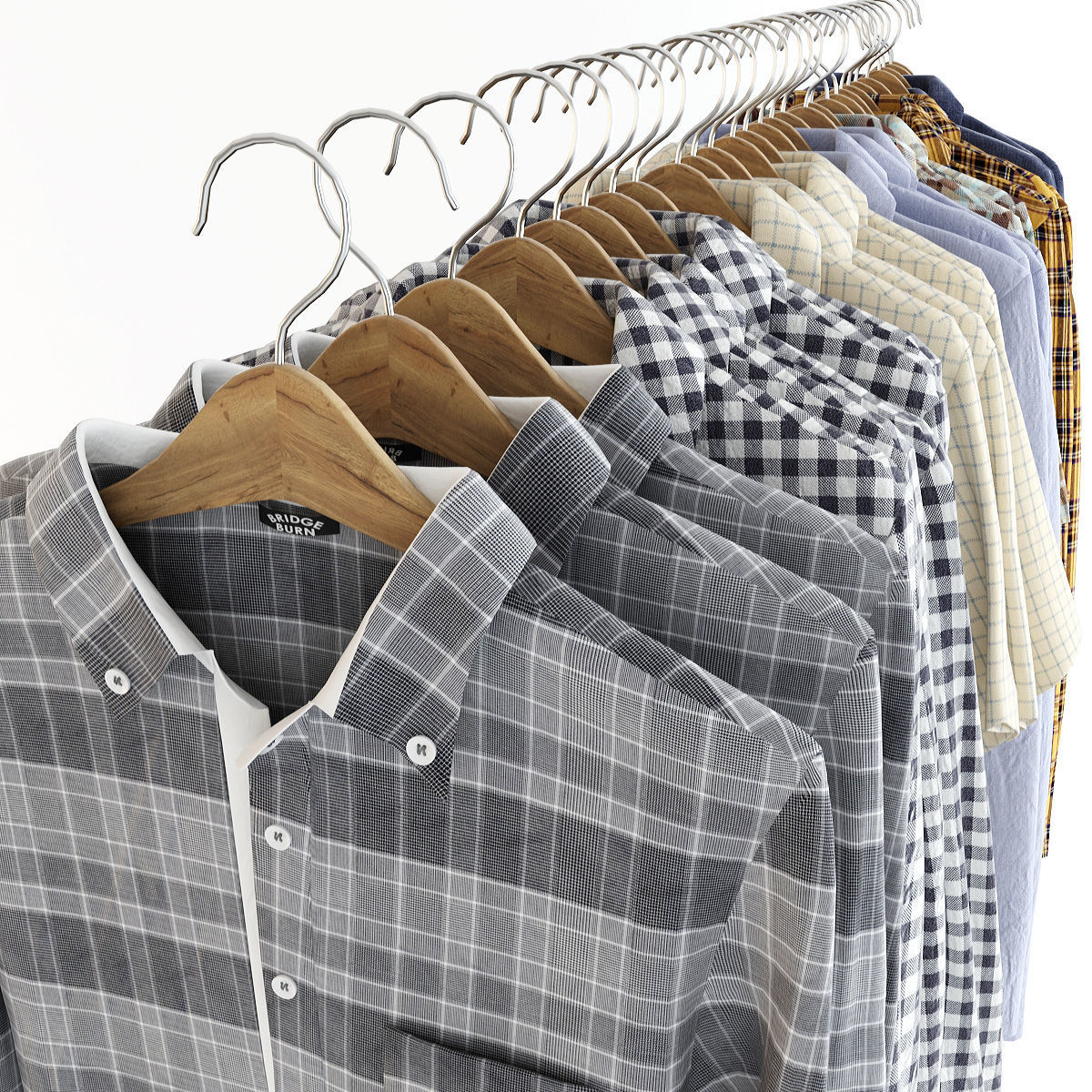 Collection of Clothes  3D model_33