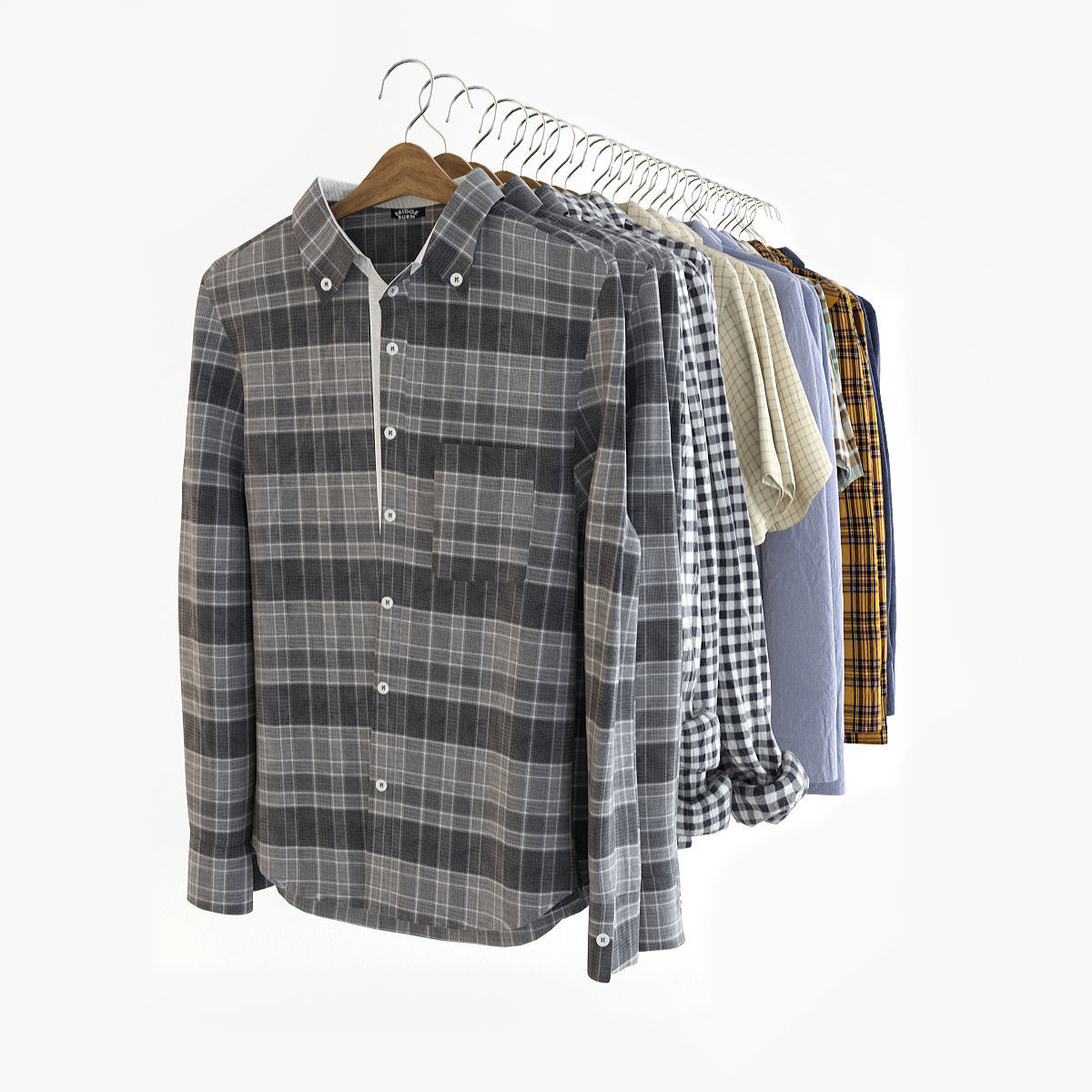 Collection of Clothes  3D model_28