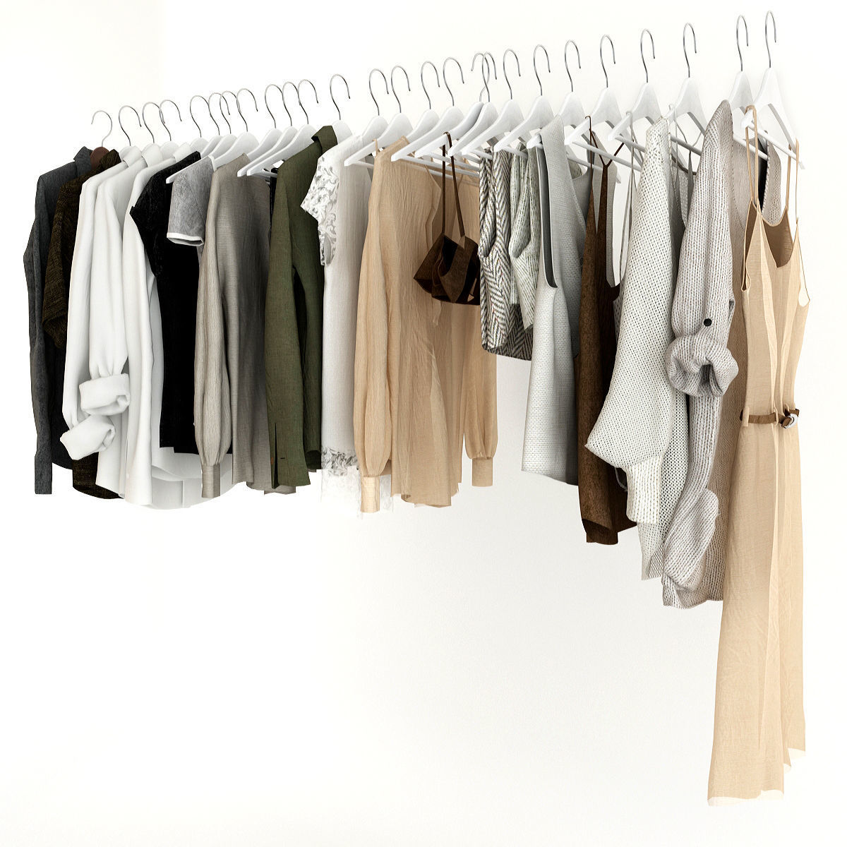 Collection of Clothes  3D model_13
