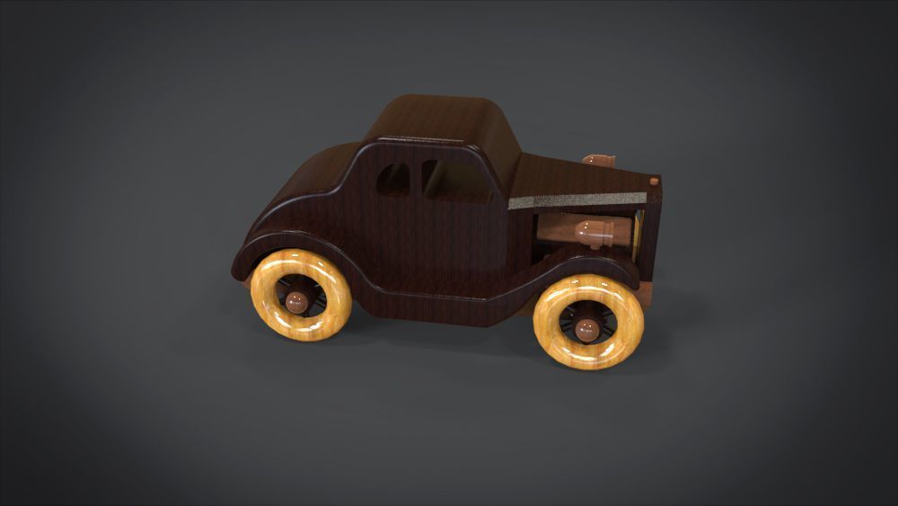 1935 Five-Window Hot Rod 3D print model_21