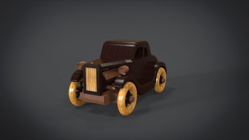 1935 Five-Window Hot Rod 3D print model_3