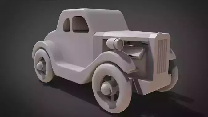 1935 Five-Window Hot Rod 3D print model