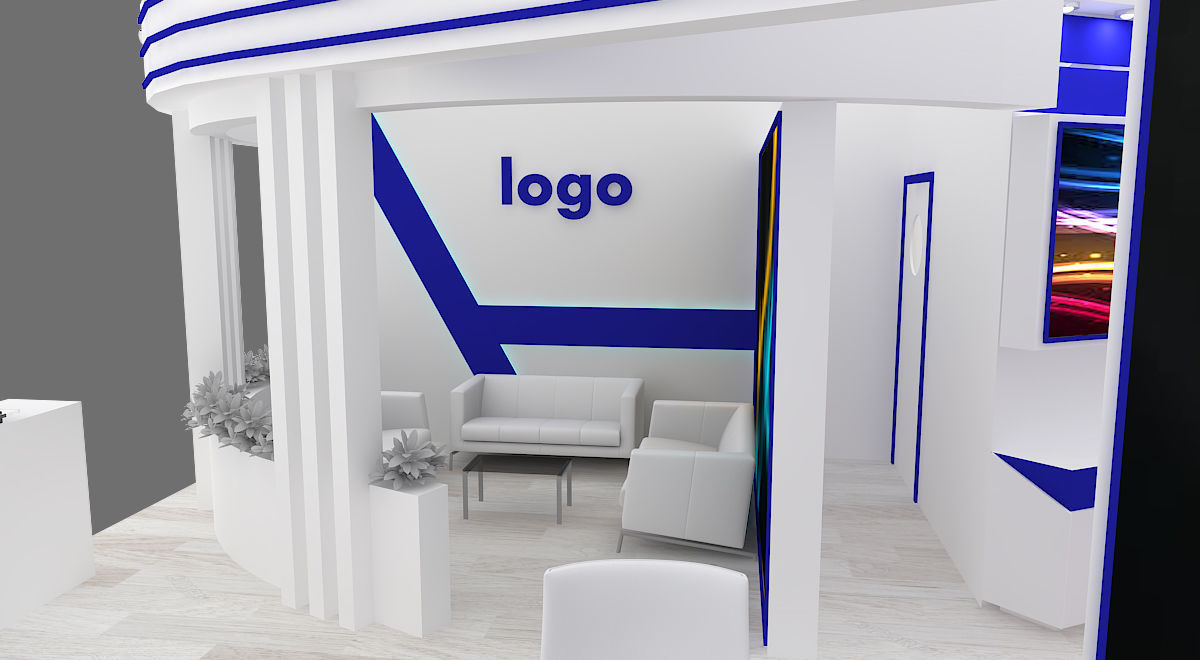 exhibition stand 31 3D model_1