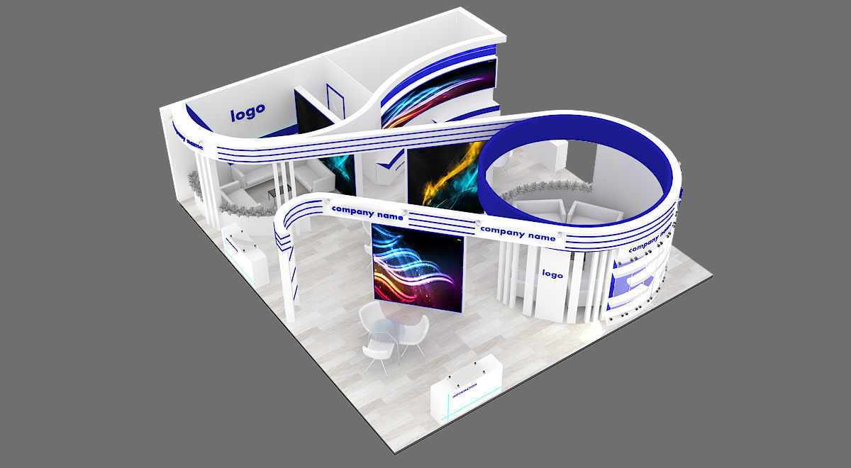 exhibition stand 31 3D model_5