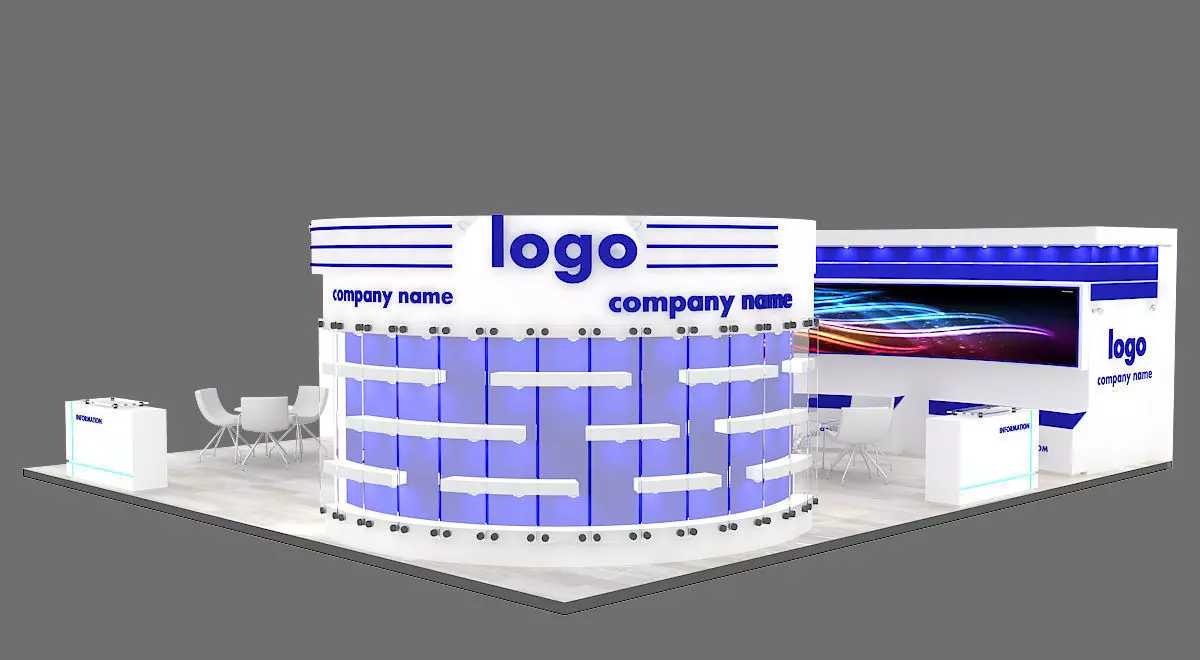 exhibition stand 31 3D model_0