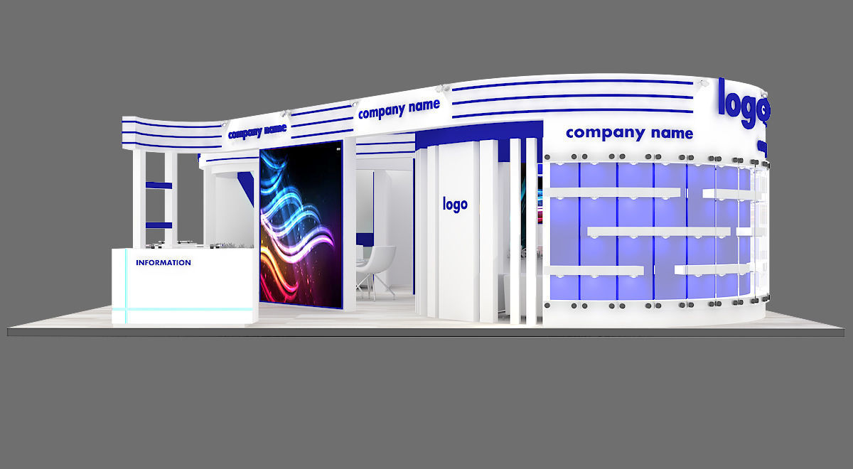 exhibition stand 31 3D model_2