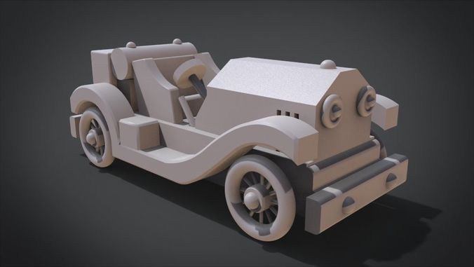 Roaring 20s Toy Sports Car 3D print model