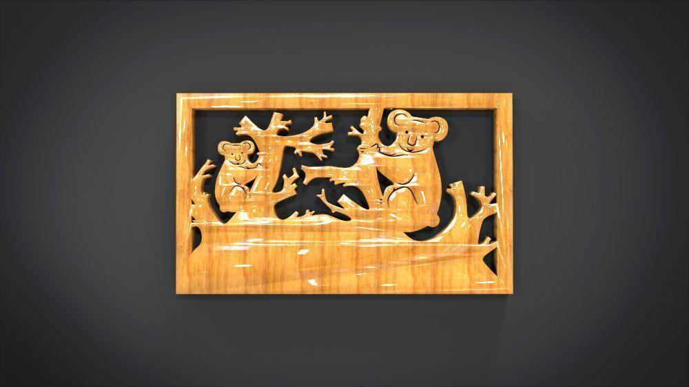 Ornament Koala Furniture 3D print model_2