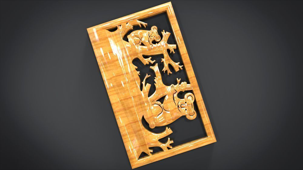 Ornament Koala Furniture 3D print model_5