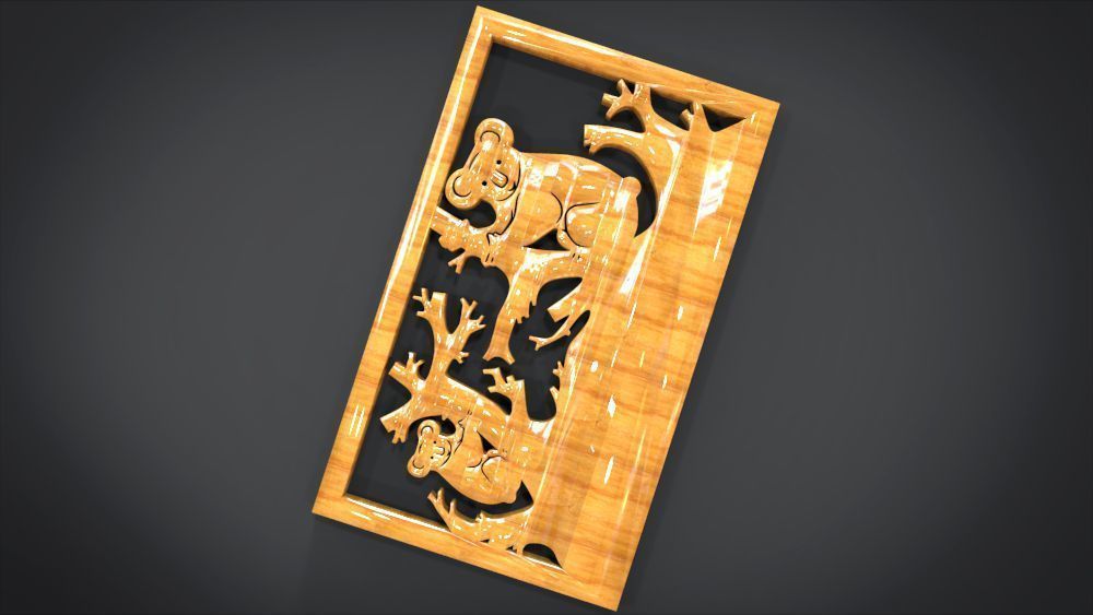 Ornament Koala Furniture 3D print model_8
