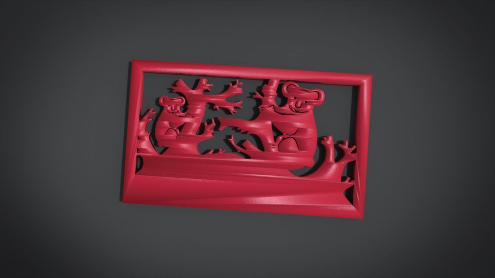 Ornament Koala Furniture 3D print model_12