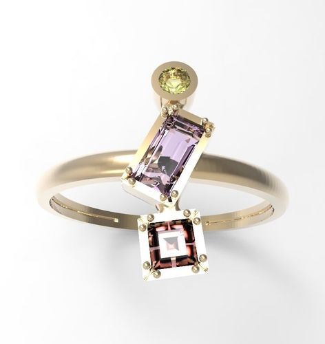 Ring mini for smile STL 3D print model